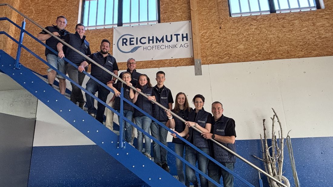 Ein echter Familienbetrieb — bei Reichmuth Hoftechnik packt die ganze Familie mit an, über Generationen hinweg.