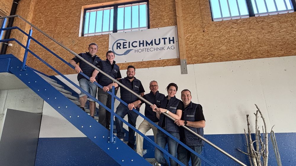 Von links nach rechts: Reto Diener, Patrick Egger, Fabian Riedener, Martin Burgherr, Bettina Reichmuth, Martin Reichmuth